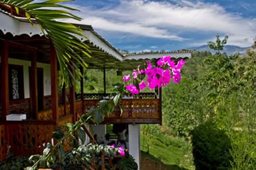 Spanish by the River - Turrialba balcony