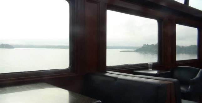 Train ride next to Panama Canal
