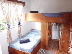 Hostel room with 2 beds