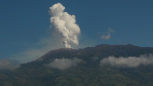 Turrialba Volcano Eruption